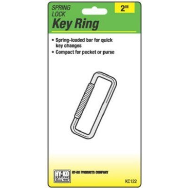 Hy-Ko Prod Spr Lock Key Ring KC122